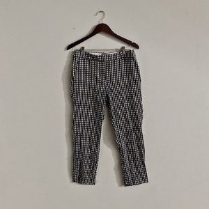 Plaid low rise pants